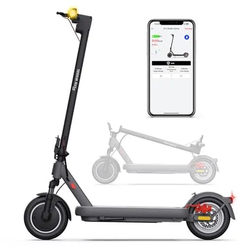 E-Scooter mit Straßenzulassung, 40 km Reichweite, 20 km/h, Faltbar, Duales Bremssystem für Erwachsene