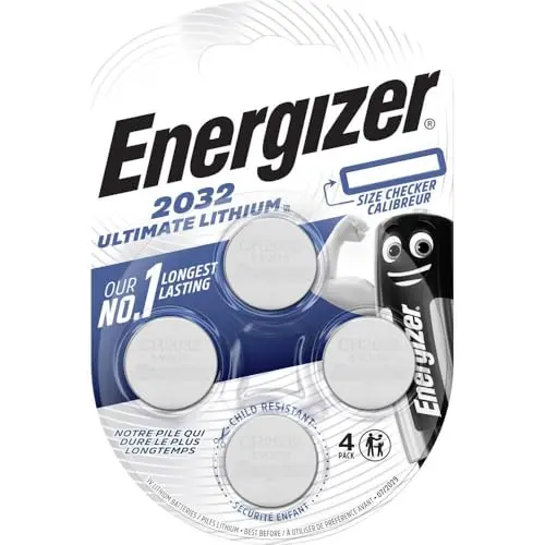 Energizer Lithium CR2032 Batterie 4 Stück
