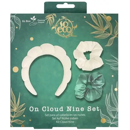 So Eco On Cloud Nine Set - Haarband & Haargummi - Grün - 3 Stück - Unisex