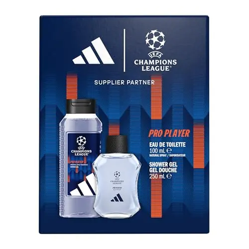 adidas UEFA Champions League Pro Player Eau de Toilette & Duschgel 100ml + 250ml