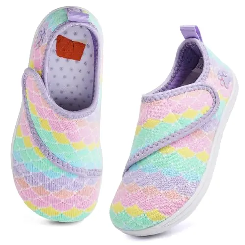 IceUnicorn Baby Barfussschuhe für Jungen und Mädchen - Regenbogen, 26EU Weit