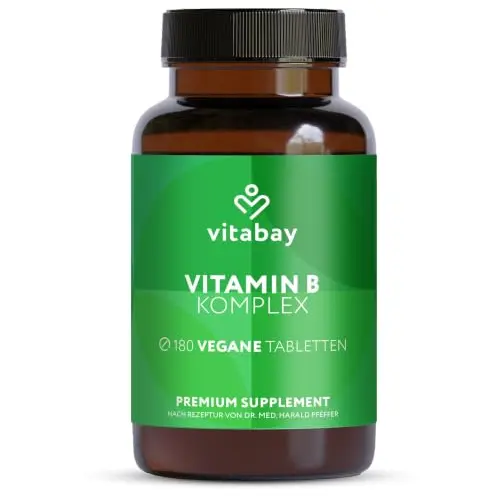 Vitabay Vitamin B Komplex – 180 Tabletten für 6 Monate
