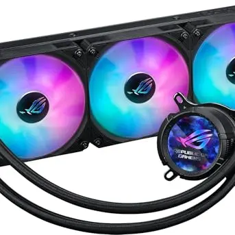 ASUS ROG Strix LC III ARGB All-in-One Flüssigkühlung mit 2,1 Zoll Display und 3 ROG ARGB-Lüftern