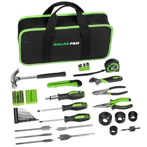GALAX PRO 70-Teiliges Werkzeugset mit Aufbewahrungstasche für Heimwerker, Haus, Garage und Auto