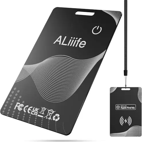 Air Tag Wallet Tracker - Smart Bluetooth Tracker für Schlüssel, Koffer, Katzen, Hunde und mehr (kompatibel mit iOS 14.5+)