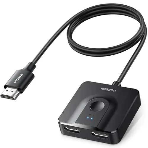 UGREEN HDMI Switch 4K 60Hz - Bidirektionaler Splitter für PS5, Xbox, TV, PC und Projektor