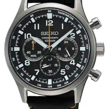 Seiko Herren Chronograph mit Textilband SSB449P1