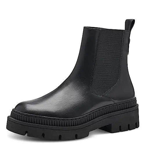MARCO TOZZI Damen Chelsea-Stiefel, Schwarz, Größe 41