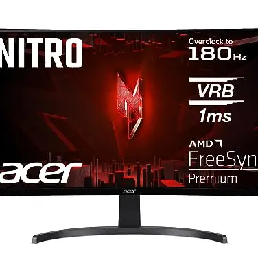 Acer Nitro ED273 S3 27" Gaming Monitor - Full HD, 180Hz, 1ms Reaktionszeit, AMD FreeSync Premium