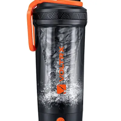 VOLTRX Shaker Flasche 24oz - Wiederaufladbarer elektrischer Mixer für Protein- und Mahlzeitshakes, BPA-frei