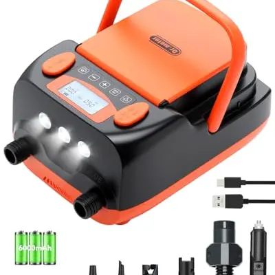 Dr.meter Elektrische SUP-Pumpe, wiederaufladbar