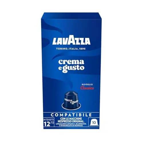 Lavazza Crema e Gusto Kapseln, Arabica & Robusta, Nespresso-kompatibel, 10 Stück