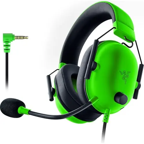 Razer BlackShark V2 X Kabel-Headset für Gaming mit 7.1 Surround, Mikrofonn, grün