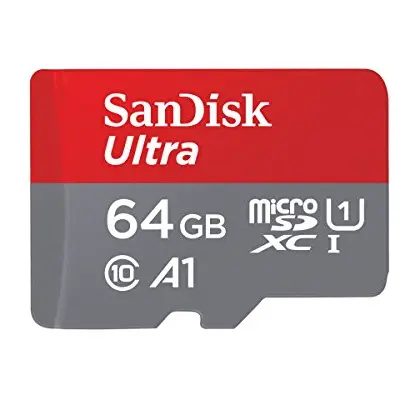 SanDisk Ultra 64 GB microSDXC Karte für Smartphones und Tablets, 10 Jahre Garantie