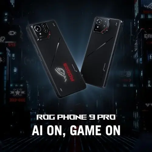 ASUS ROG Phone 9 Pro, Phantom Black, 16GB RAM, 512GB, Snapdragon 8 Elite, 6,78” AMOLED, 50 MP Kamera