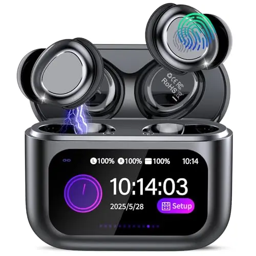 ZYHKON Bluetooth Kopfhörer, In-Ear Schlafkopfhörer mit 48H Spielzeit und HiFi Sound, Wireless Ohrhörer für Seitenschläfer