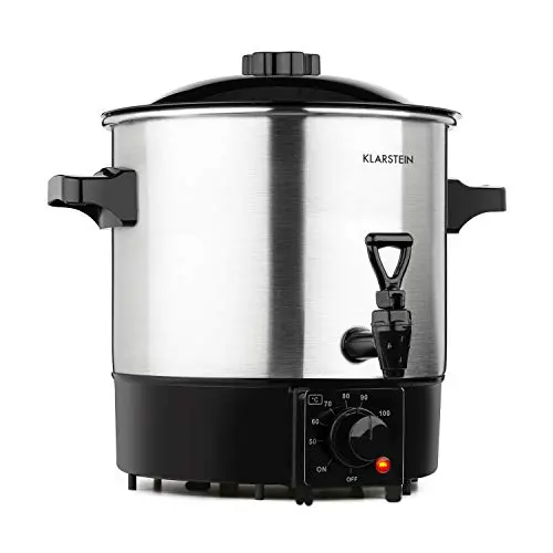 Klarstein Biggie Eco Einkochautomat & Getränkespender, 9 Liter, 1000W, Temperaturregelung von 30-100 °C