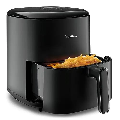 Moulinex Easy Fry Max 5L Luftfritteuse - schnelles, energieeffizientes Kochen mit 10 Programmen für bis zu 6 Personen