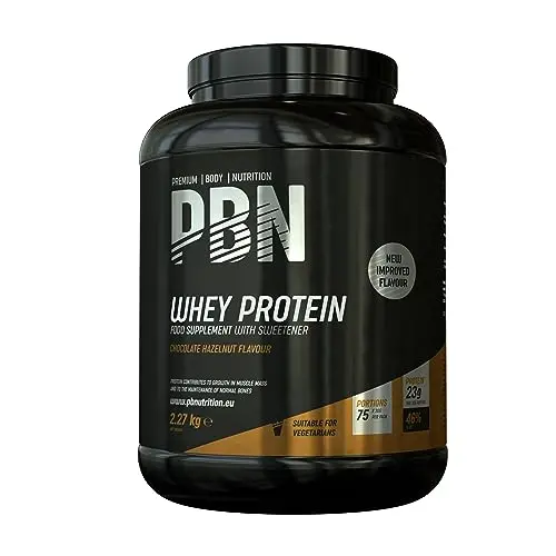 Premium Body Nutrition Molkeneiweißpulver 2,27 kg - Schokolade-Haselnuss