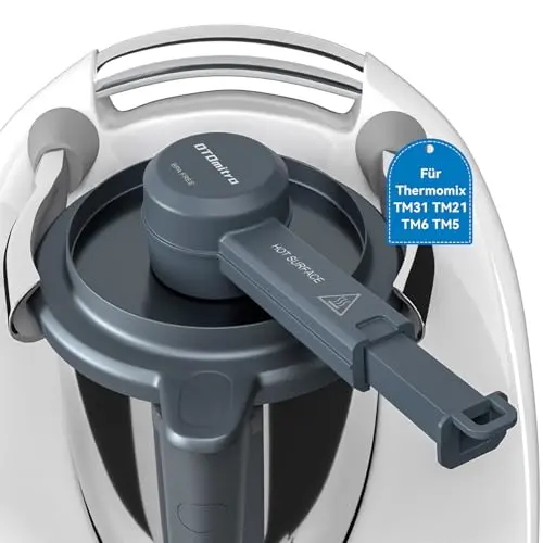 OTOmitra Dampfumleiter für Thermomix TM5 TM6, Dampfableiter für Küchen, BPA-frei (Grau)