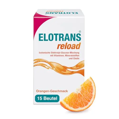 ELOTRANS reload - Isotonische Elektrolyt-Mischung mit Magnesium, Kalium und B-Vitaminen - 15 Beutel