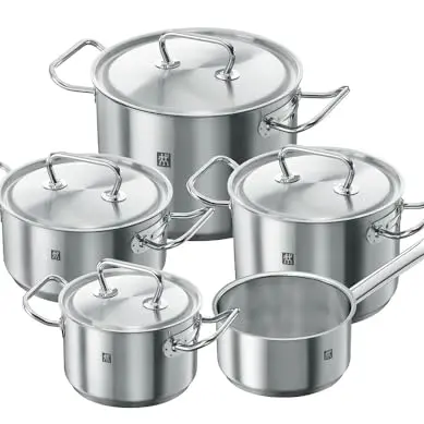Zwilling Kochtopf-Set, 5-tlg., Edelstahl, Induktionsgeeignet