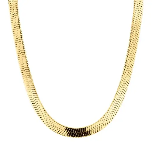 LIEBESKIND Sleek Chain Edelstahl IP Gold, extra breit