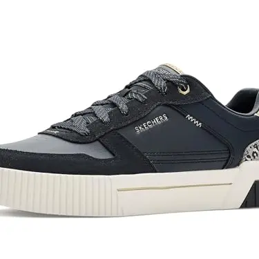 Skechers Damen Jade Turnschuhe, schwarz, Größe 37 EU