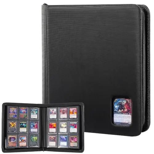 ProCase Sammelkarten Album für 324 Toploader - Schwarz
