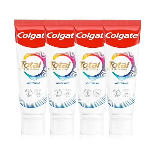COLGATE Total Whitening Zahnpasta, 4 x 100 ml