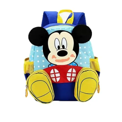 ZeYou Minnie Mädchen Rucksack, Modischer Faltbarer Tagesrucksack, Wasserdichte Kindergarten-Schultasche