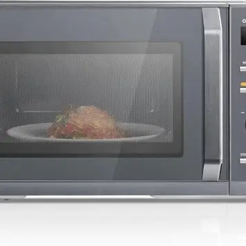 Toshiba MW3-AG25PFI Mikrowelle mit Grill und Backofenfunktion - 25L, 900W, Morandi-Grau