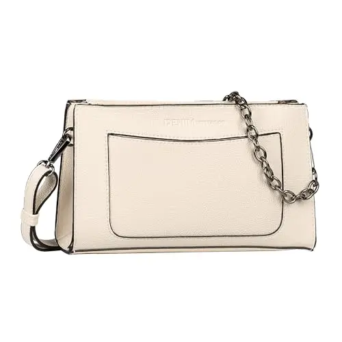 TOM TAILOR Denim Lennon Damen Umhängetasche Crossbody Bag Off White