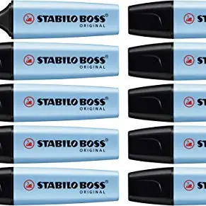 STABILO BOSS ORIGINAL Textmarker 10er Pack blau