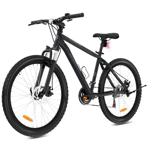 EVERCROSS EM3 Mountainbike 26 Zoll für Erwachsene - All-Terrain Bike mit 21-Gang, Aluminiumrahmen und Scheibenbremsen