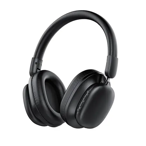 Bluetooth Over Ear Kopfhörer mit 100 Std. Akku, faltbar, 3 EQ, Mikrofon – ideal für Reisen und Büro