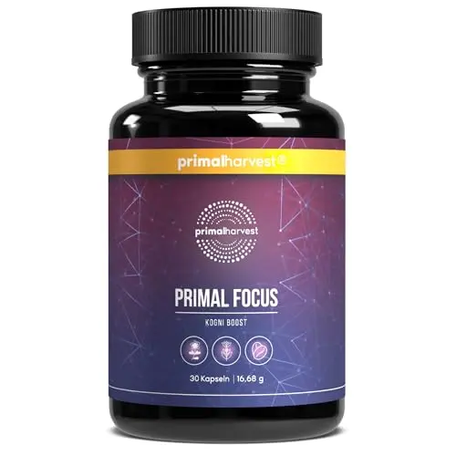 Primal Harvest Kogni Boost – Vegane Kapseln für mehr Energie und Konzentration
