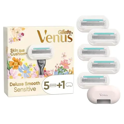 Gillette Venus Deluxe Smooth Sensitive Rasierklingen x5