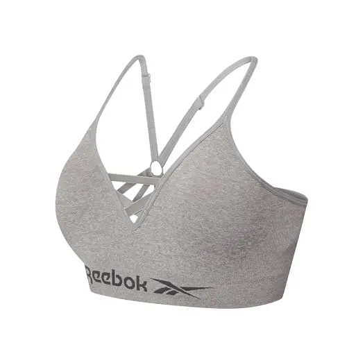 Reebok Maryna Sport-BH Damen, gepolstert, ohne Bügel, ideal für Yoga, Gym & Freizeit
