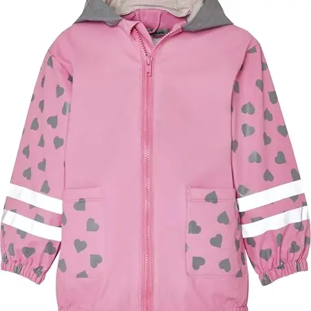Playshoes Regenjacke für Kinder, wind- und wasserdicht, Katze, Größe 86