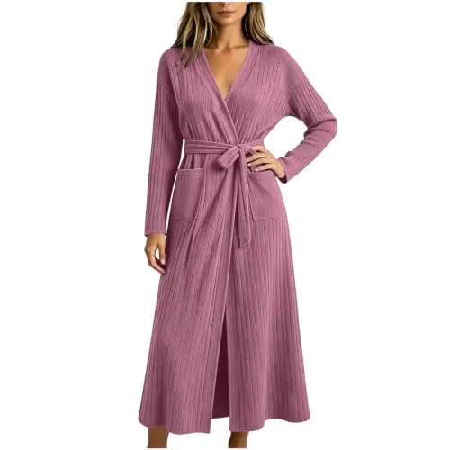 Bademantel Damen Nachtwäsche Waffelpique Hausanzug Poncho Badeponcho