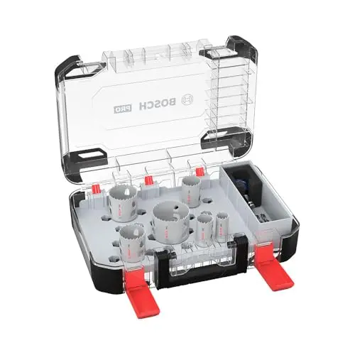 Bosch 9x PRO Multi Material Lochsäge-Set im Etui – Ø 22-65 mm, für Holz und Trockenbau