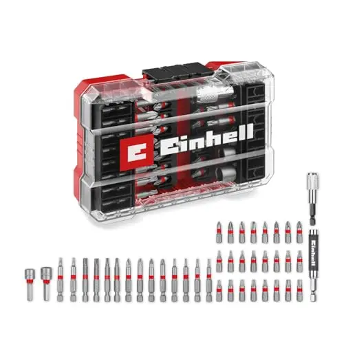 Einhell 42-tlg. Bit-Set mit Magnethalter und Aufbewahrungsbox