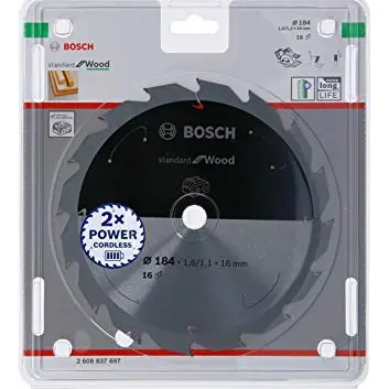 Bosch PRO Wood Kreissägeblatt für Akku-Handkreissägen - Für Weichholz und Hartholz, Professional Zubehör