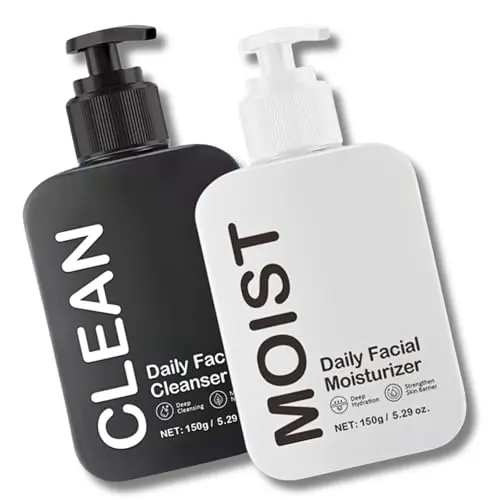 Korean Skin Care Gesichtsreinigung für Männer, Feuchtigkeitsspendender Cleanser für starke Hautbarriere