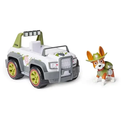 PAW PATROL Jungle Cruiser mit Tracker-Figur – Spielzeug für Kinder ab 3 Jahren
