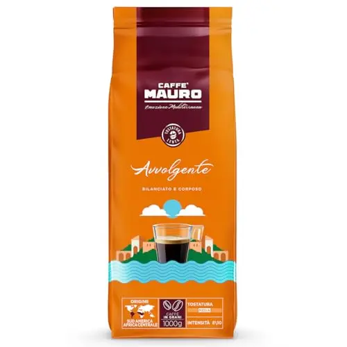Caffè Mauro Kaffeebohnen 1 kg – Mittlere Röstung, intensive Mischung aus Italien