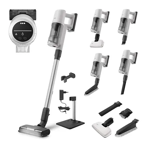 AEG Serie 6000 Kabelloser Akku-Staubsauger, Leicht, 40 min Laufzeit, Zubehör, Weiß