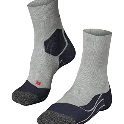 FALKE Herren Laufsocken RU3 Comfort M, antiblasen, grau, Größe 44-45