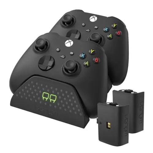 Venom Doppel-Ladestation mit 2 Akkupacks – Schwarz (Xbox Series X & S/Xbox One)